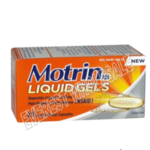 Motrin Liqui Gel Caplets 20 ct * 6 pcs