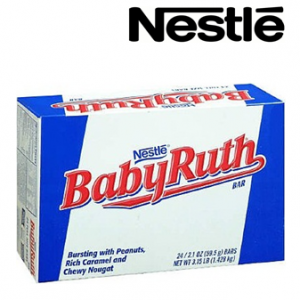 Nestle Baby Ruth Caramel & Chewy Nougat 24 ct