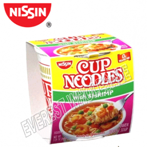 Nissin Noodle Soup 2.25 oz * Shrimp * 24 Pcs
