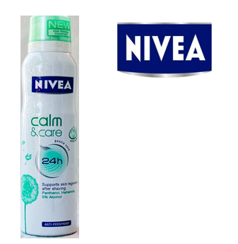Nivea Body Spray For Women 150 ml * Calm & Care * 6 pcs