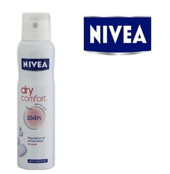 Nivea Body Spray For Women 150 ml * Dry Comfort * 6 pcs