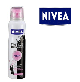 Nivea Body Spray For Women 150 ml * Invisible * 6 pcs