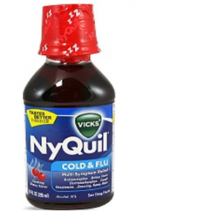 Nyquil Liquid Cold & Flu 8 fl oz * Cherry * 6 Pcs