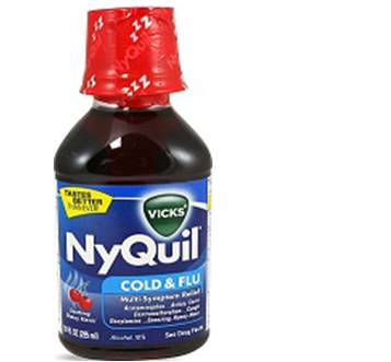 Nyquil Liquid Cold & Flu 8 fl oz * Cherry * 6 Pcs