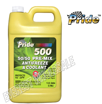 Pride Pre-Mix Antifreeze & Coolant 1 Gal * 50/50 * 6 pcs