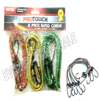 Protouch Bungi Cord 6 ct Pack * 12 pcs
