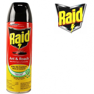 Raid Ant & Roach Killer 17.5 fl oz * Lemon Scent * 12 pcs