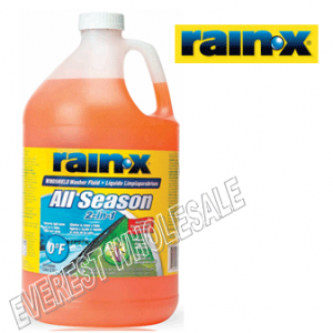 RainX All Season Windshield Washer Fluid 1 Gal * 6 pcs