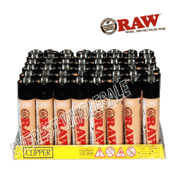 Raw Clipper Refillable Lighter * 48 pcs