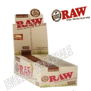 Raw Cigarette Paper Classic 1 1/4 Hemp * 24 ct