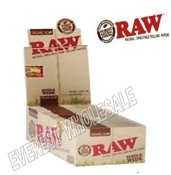 Raw Cigarette Paper Classic 1 1/4 Hemp * 24 ct