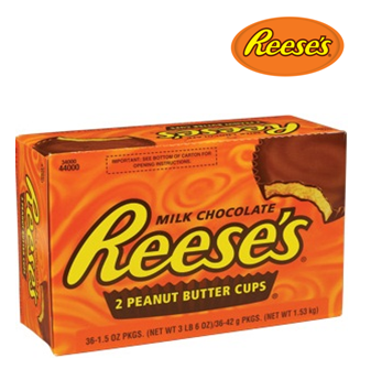 Reese's Milk Chocolate Peanut Butter Cups 2`s 36 ct