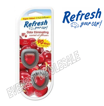 Refresh 2 pk Mini Diffusers * Very Cherry * 4 pcs