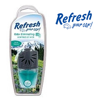 Refresh Scented Oil Wick * Spring Fresh Air * 0.24 fl oz ( 7 ml ) / 4 pcs