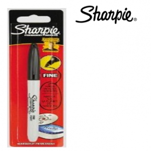 Black Permanent Marker Blister * Sharpie * 12 pcs