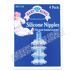 BK Silicone Nipples 4 Pcs Pack * 6 Packs