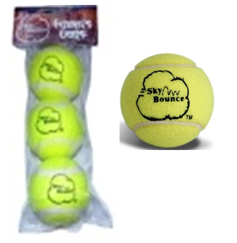 Sky Bounce Tennis Playing Balls 3 in Pack * 6 pks