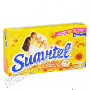 Suavitel Dry Sheets 20 ct * Morning Sun * 15 Boxes / Case