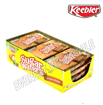Keebler Sugar Waffers 2.75 oz * Chocolate * 12 pcs