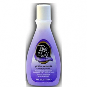 Take it Off Nail Polish Remover Regular 4 fl oz * 6 pcs