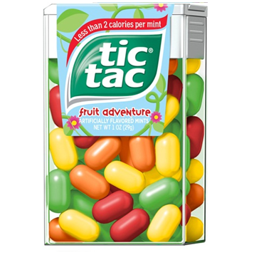 Tic Tac Candy * Fruit Adventure * 12 pcs