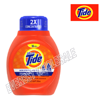 Tide Liquid Laundry Detergent 25 Fl Oz * Original * 6 pcs Case