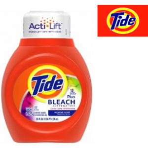 Tide Liquid Laundry Detergent 25 Fl Oz * With Bleach * 6 pcs Case
