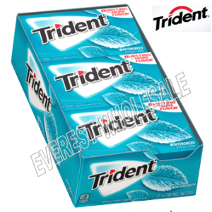 Trident Gum 14 sticks * Wintergreen * 12 Pks / Box