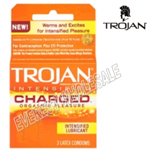 Trojan Condom 3 in Pack * Charged * 6 pks