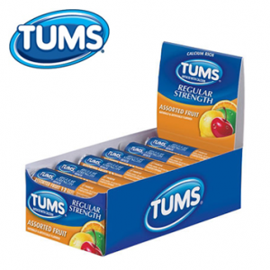 Tums Antacid * Fruit Assorted * 12 pcs