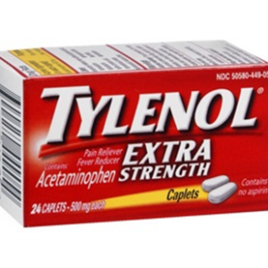 Tylenol Extra Strength 24 Caplets Box * 6 Boxes