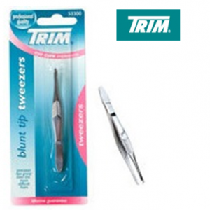 Trim Tweezers Slant Tip * 12 pcs
