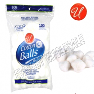 U Cotton Balls * 100 ct Pack * 12 Packs
