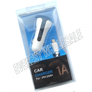USB Single Port Car Charging Set For Iphone 5, 6 & 7 * 6 pcs
