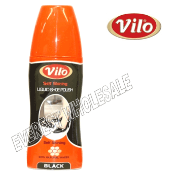 Vilo Shoe Polish Liquid 2.7 fl oz * Black * 12 pcs