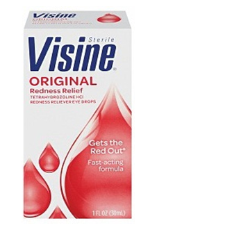 Visine Redness Relief 1.5 fl oz Pack * Original * 6 Packs