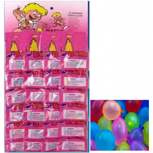 Water Balloons Assorted Colors 24 pck