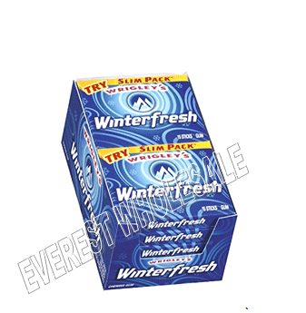 Wrigley`s Gum Slim Pack * Winterfresh * 10 Count / Pack