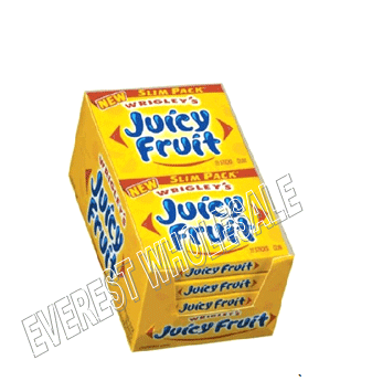 Wrigley`s Gum Slim Pack * Juicy Fruit * 10 Count / Pack