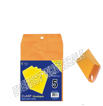 Yellow Bubble Envelope 6 x 9 inches size 5 ct Pack * 12 pcs