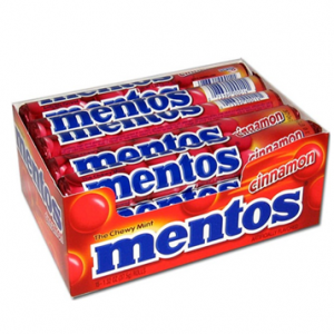 Mentos Candy * Cinnamon * 15 ct