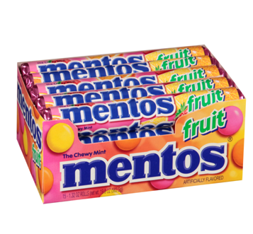 Mentos Candy * Fruit * 15 ct