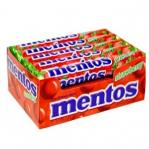 Mentos Candy * Strawberry * 15 ct