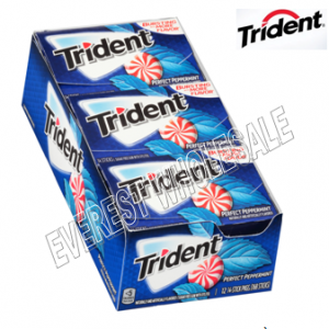 Trident Gum 14 sticks * Perfect Peppermint * 12 Pks / Box