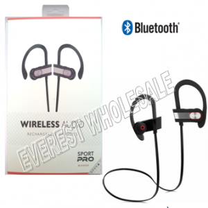 Sport Pro Wireless Rechargeable Bluetooth Headset with Volume Control