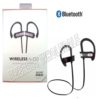 Sport Pro Wireless Rechargeable Bluetooth Headset with Volume Control