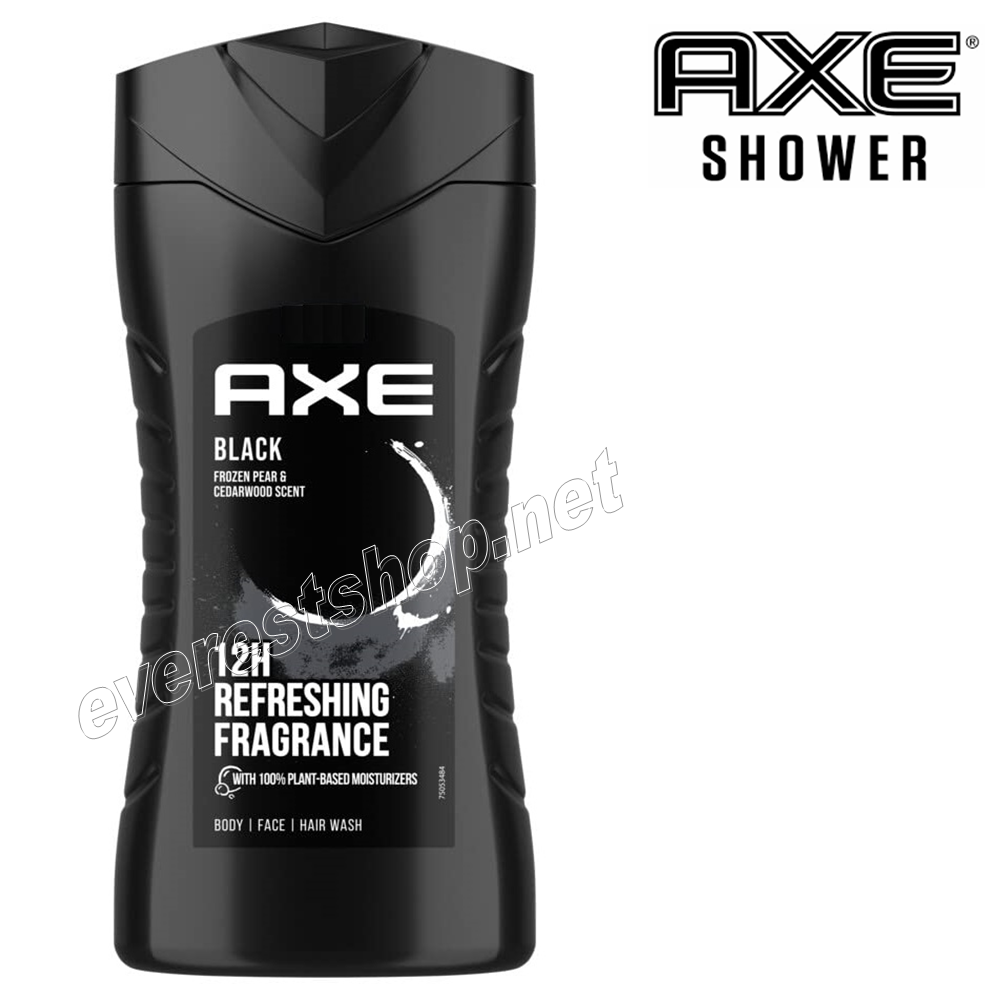 AXE SHOWER GEL BLACCK Axe Shower Gel 400 ml * Black * 6 pcs - Image 1
