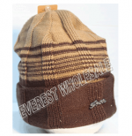 Double Fleece Metal Assorted Colors Winter Hat * Metal Sport Logo * 6 pcs - Image 3