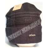 Double Fleece Metal Assorted Colors Winter Hat * Metal Sport Logo * 6 pcs