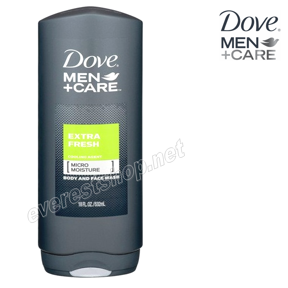 DOVE SHOWER GEL FOR MEN EXTRA FRESH Dove Men + Care Body Wash 18 fl oz * Extra Fresh * 6 pcs - Image 1